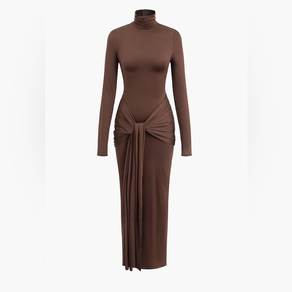 LONG SLEEVE BODYCON DRESS super cute and sexy - Picture 3 of 4